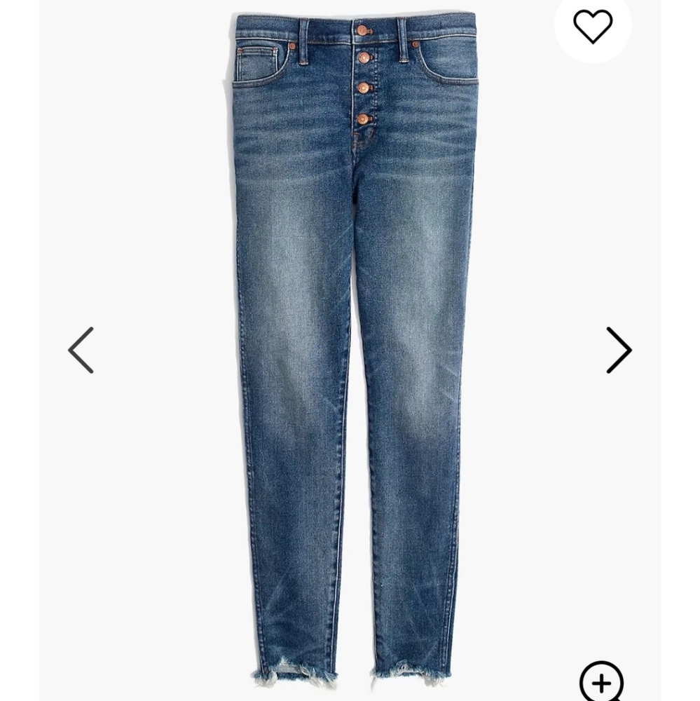Size 29 10" High-Rise Skinny Jeans in Cordova Wash